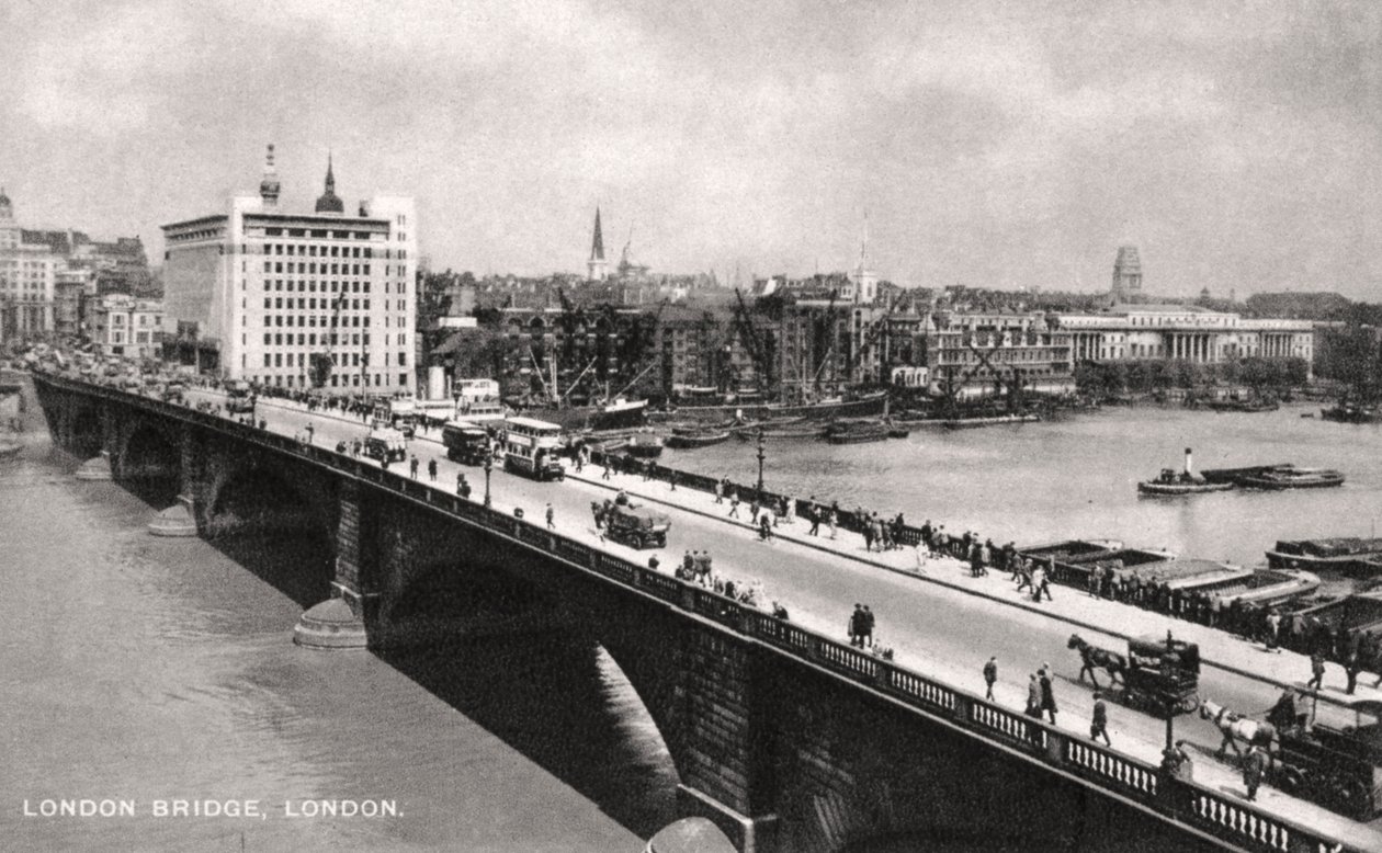London Bridge, London, tidlig på 1900-tallet av Unbekannt