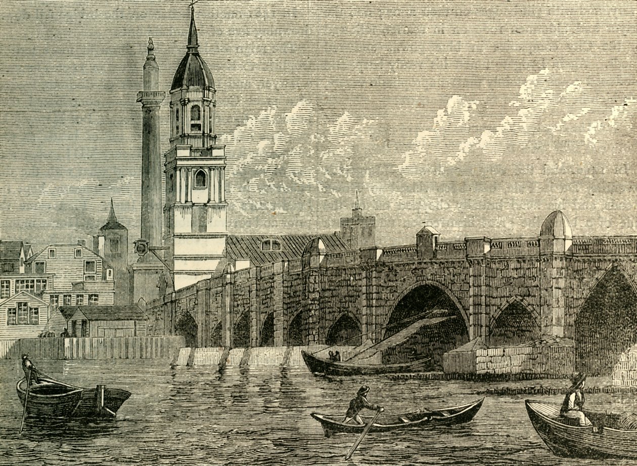 London Bridge, c1872. av Unbekannt