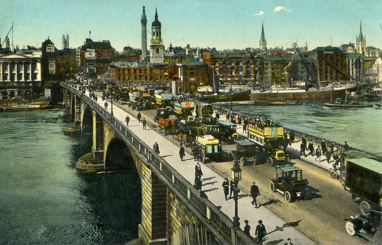 London Bridge, c1910. av Unbekannt