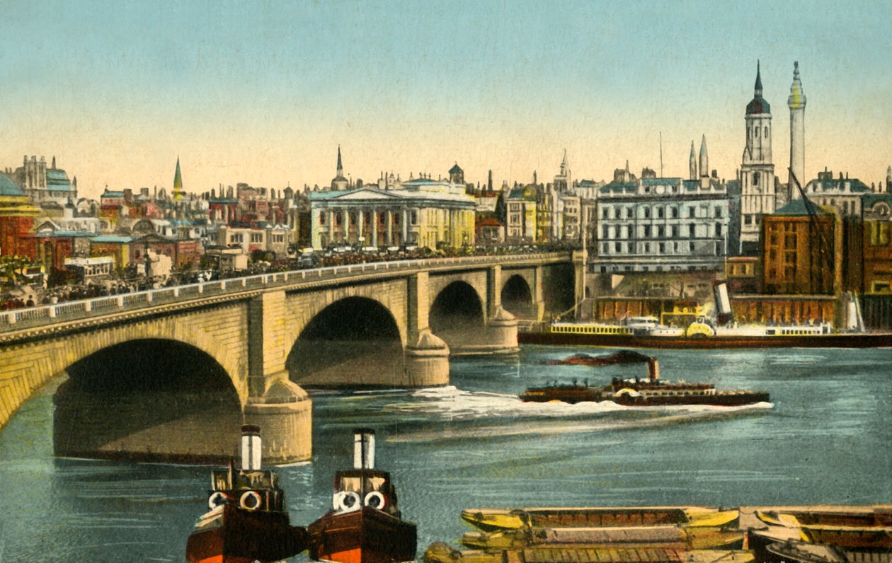 London Bridge, c1910. av Unbekannt