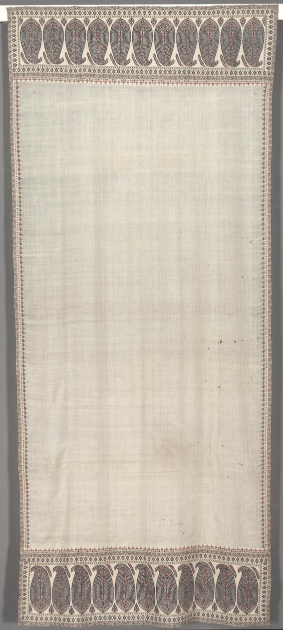 Langt sjal, ca. 1812. av Unbekannt