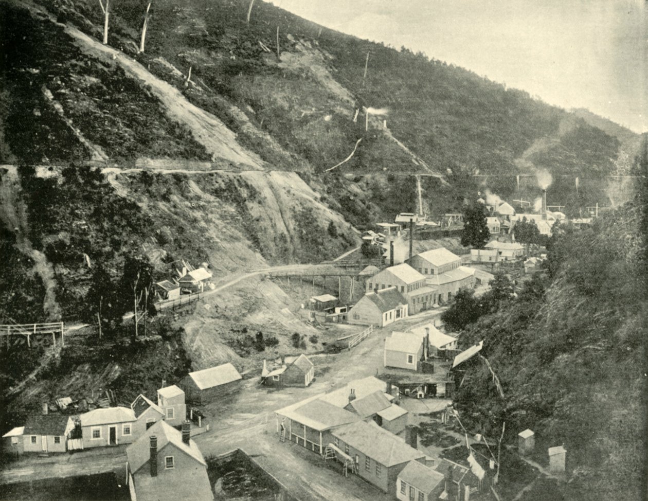 Long Tunnel Gold Mine, Walhalla, 1901. av Unbekannt