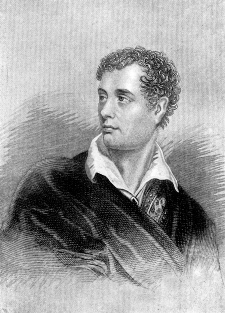Lord Byron, anglo-skotsk poet, 1912 av Unbekannt