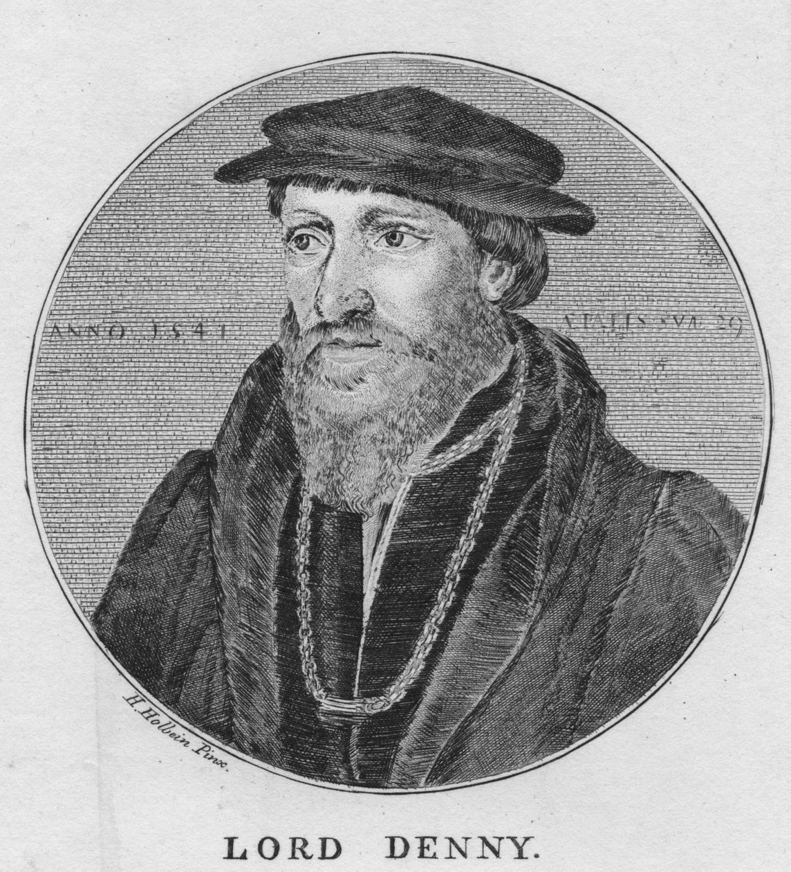Lord Denny, 1541, tidlig på 1800-tallet. av Unbekannt
