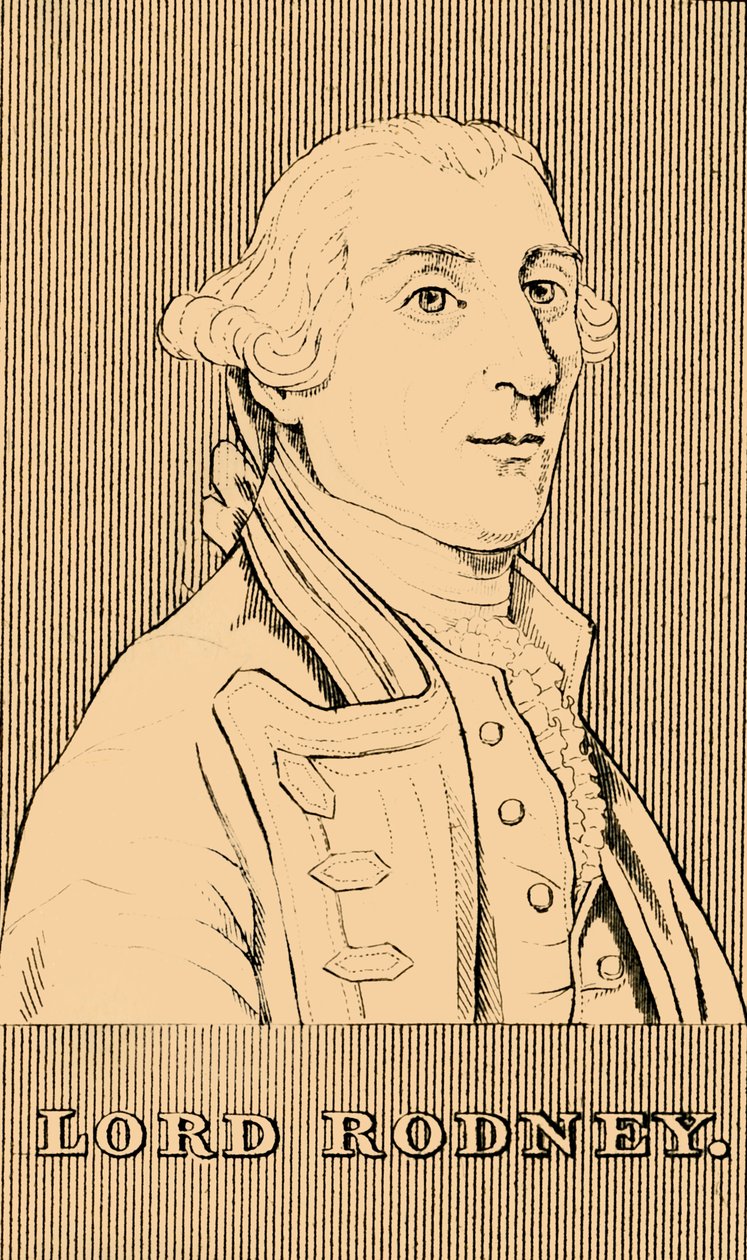 Lord Rodney, 1718-1792, 1830. av Unbekannt