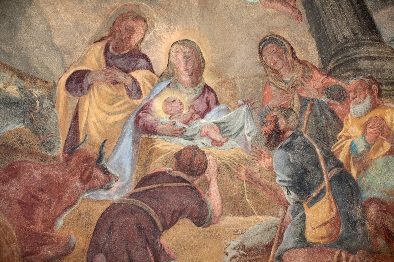 Loreto kirke ; Fødselsmaleri Praha Tsjekkia av Unbekannt