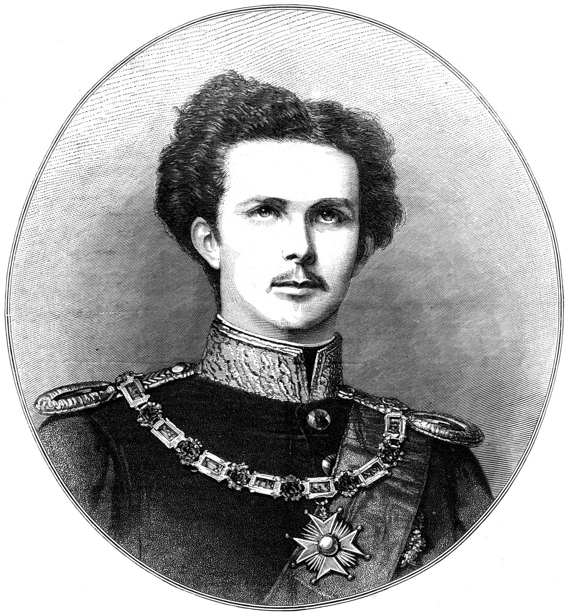 Louis II, kongen av bayerne, 1800-tallet av Unbekannt
