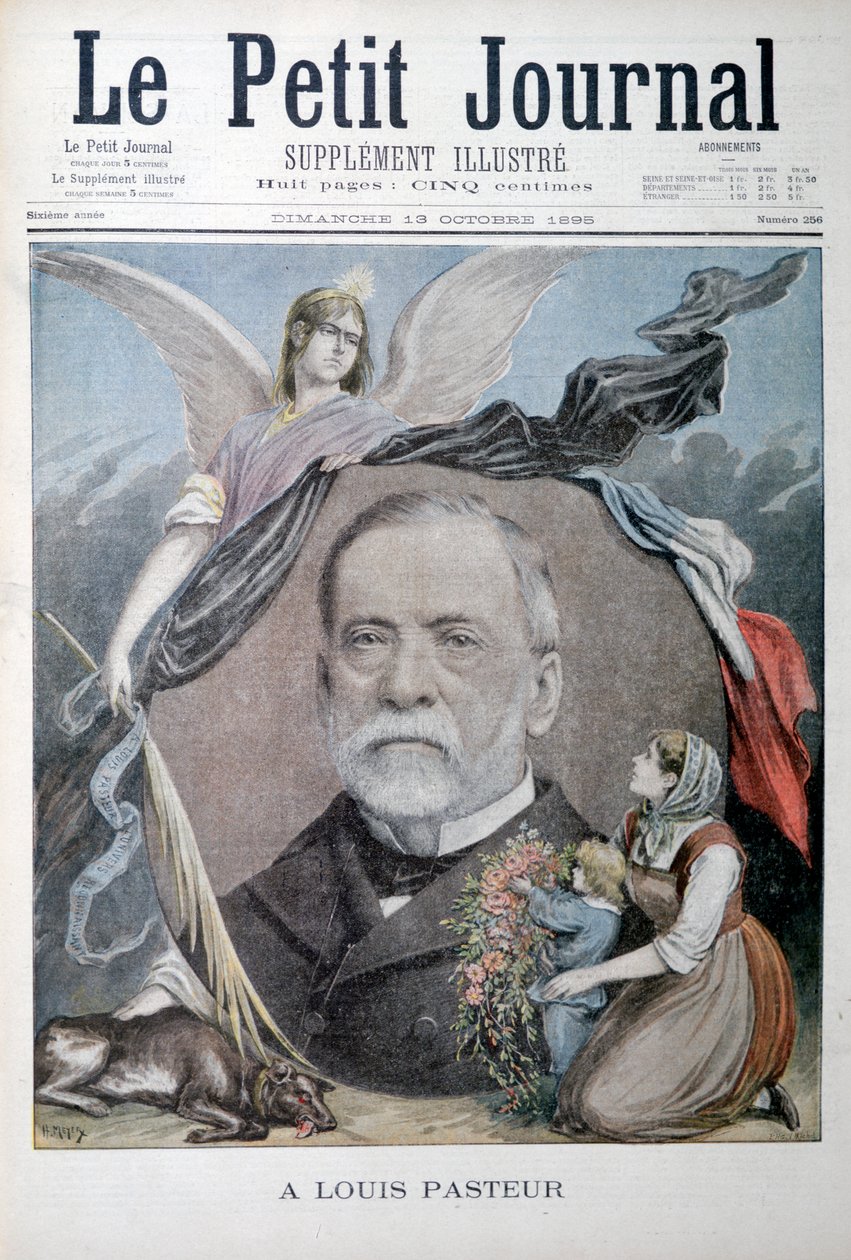 Louis Pasteur , fransk kjemiker, 1895 av Unbekannt