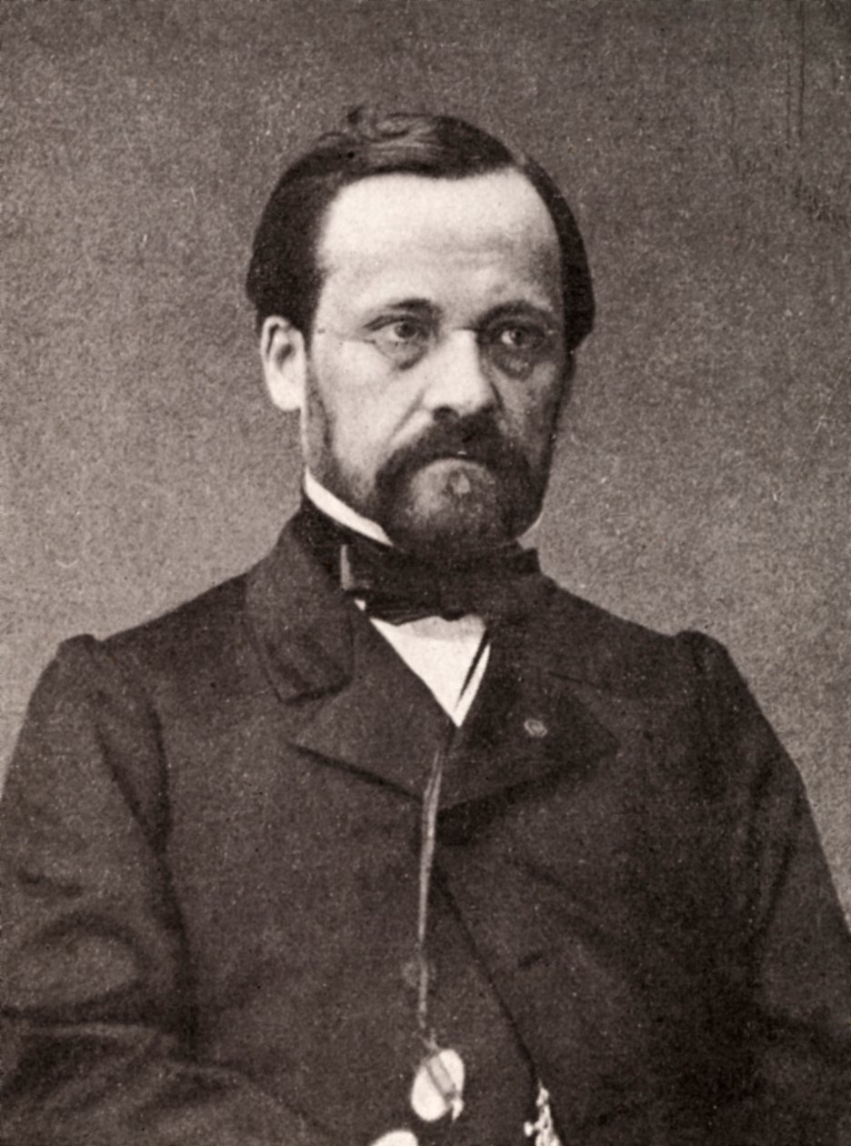 Louis Pasteur, fransk mikrobiolog og kjemiker, 1800-tallet av Unbekannt