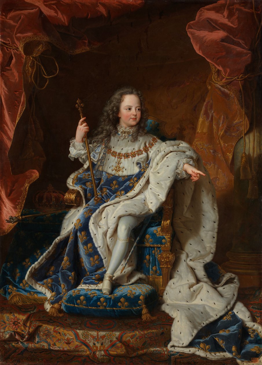 Louis XV 1710-1774 som barn, ca. 1716-24. av Unbekannt