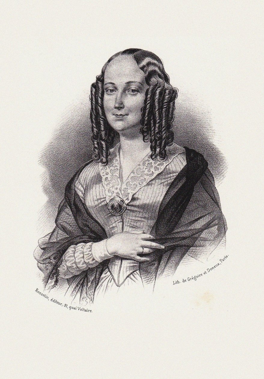 Louise Colet. av Unbekannt