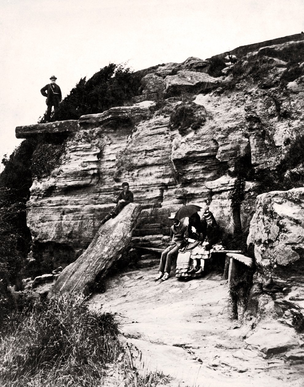 Lovers Seat, Fairlight, Hastings, Sussex, c1900 av Unbekannt