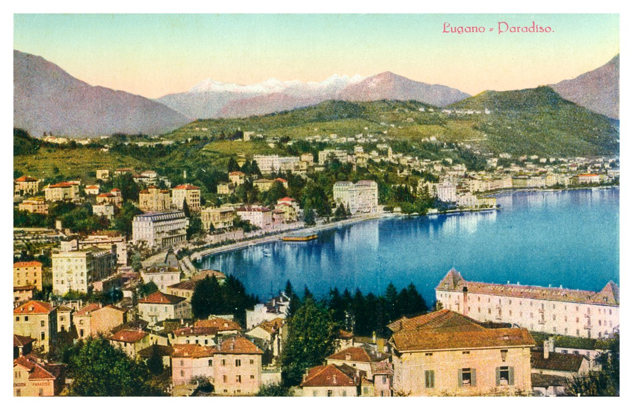 Lugano, Sveits, 1900-tallet av Unbekannt