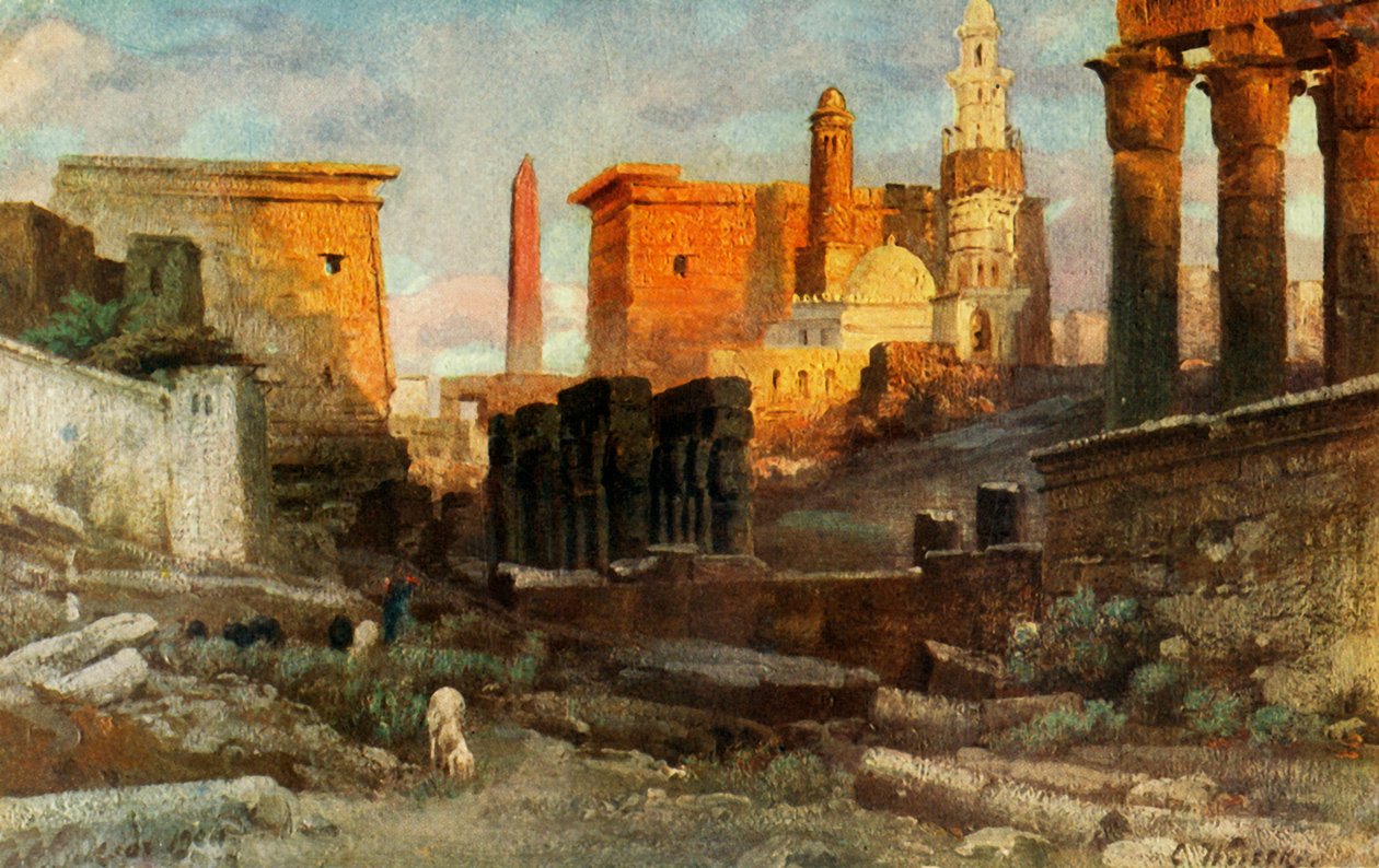 Luxor. Templer, c1918-c1939. av Unbekannt
