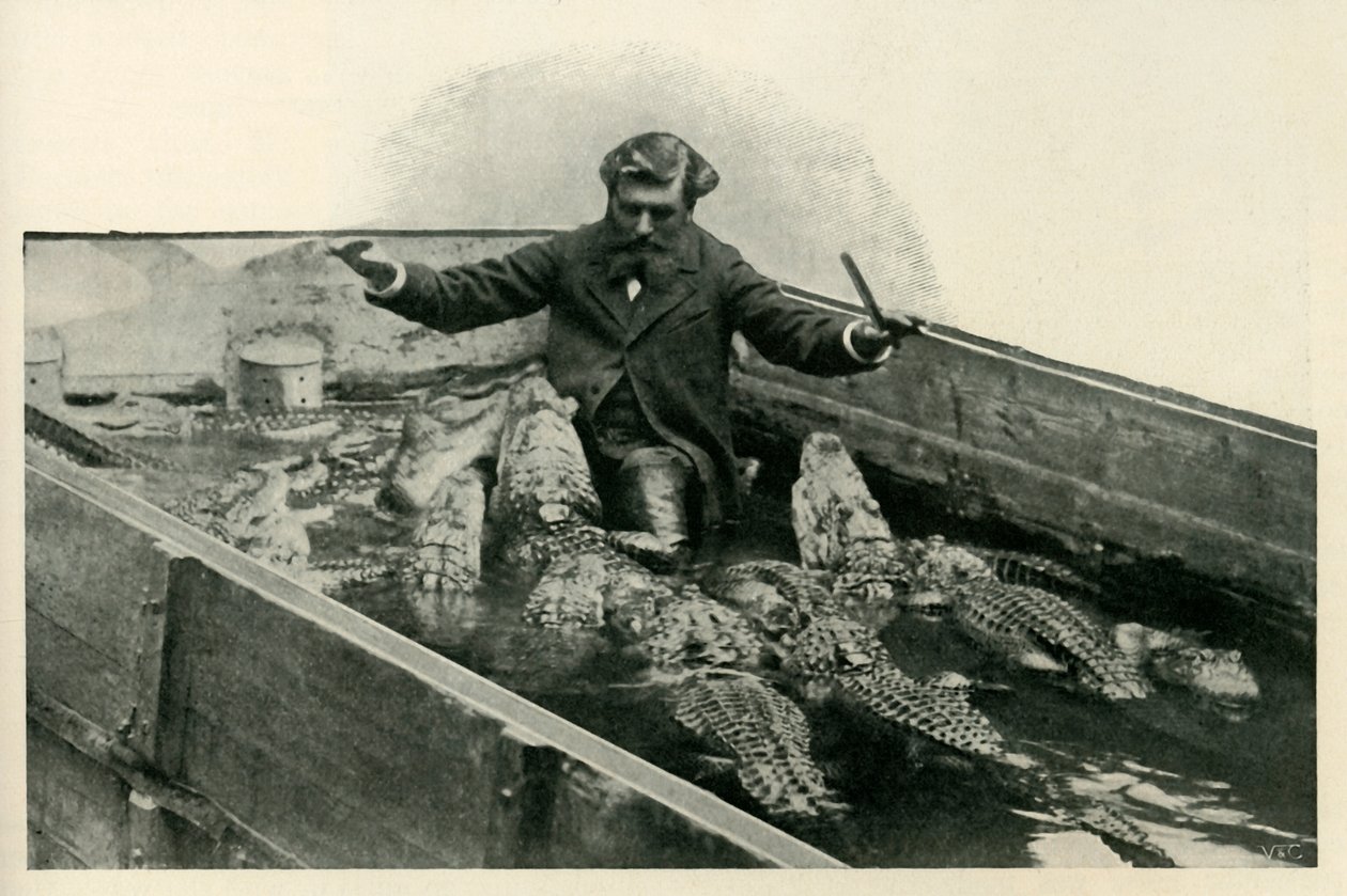 M. Pernelet og hans kjæledyr, 1902. av Unbekannt