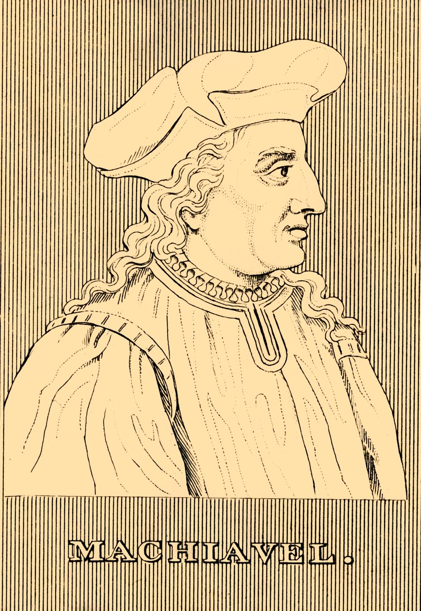 Machiavelli, 1469-1527, 1830. av Unbekannt