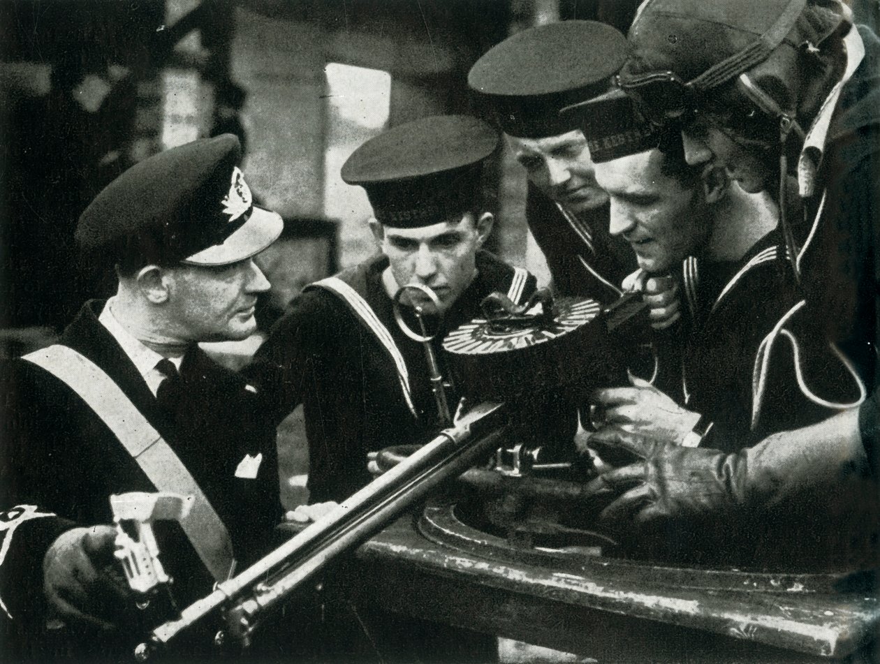 Maskingeværinstruksjon, Fleet Air Arm, c1943. av Unbekannt