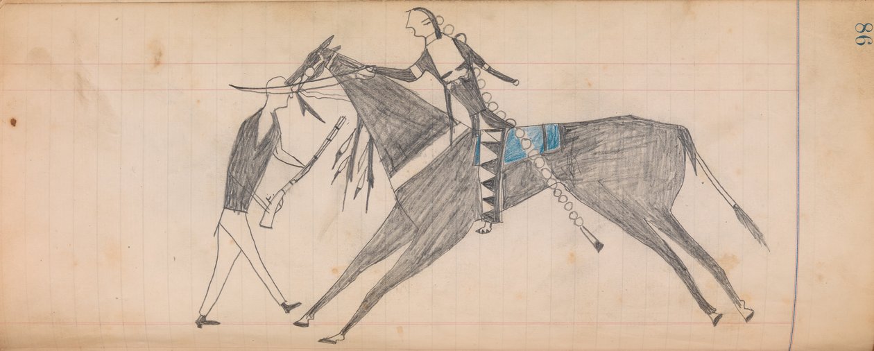 Maffet Ledger: Tegning, ca. 1874-81. av Unbekannt