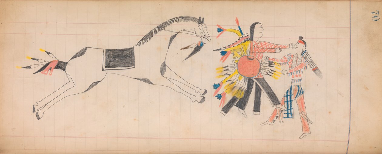 Maffet Ledger: Tegning, ca. 1874-81. av Unbekannt