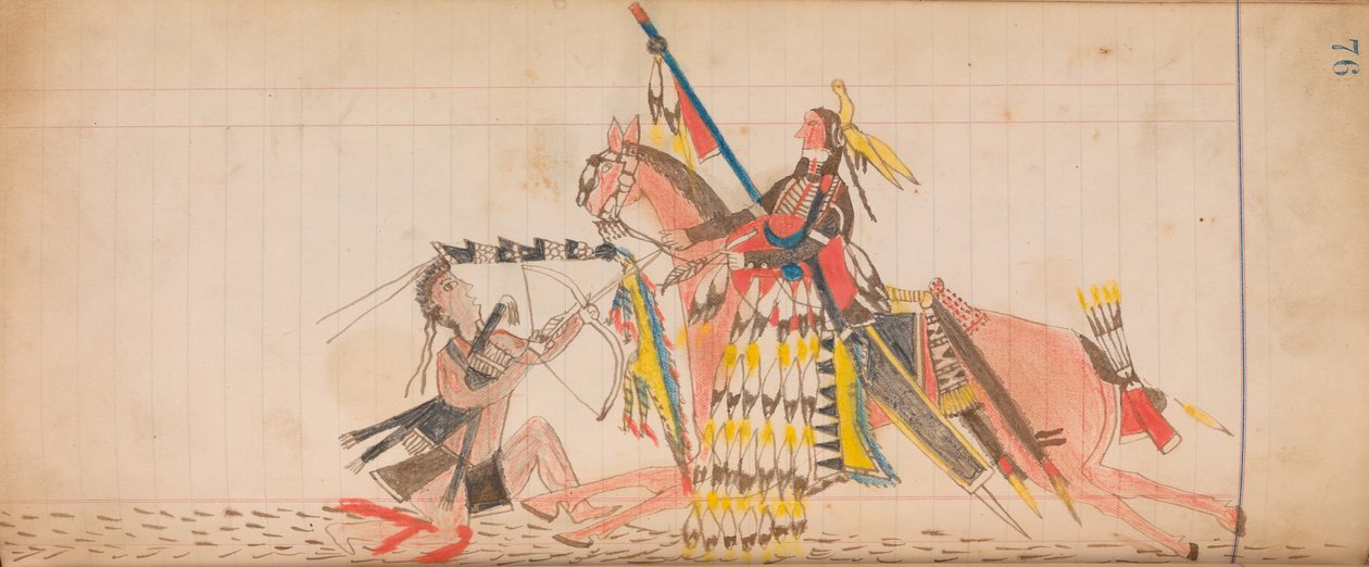 Maffet Ledger: Tegning, ca. 1874-81. av Unbekannt