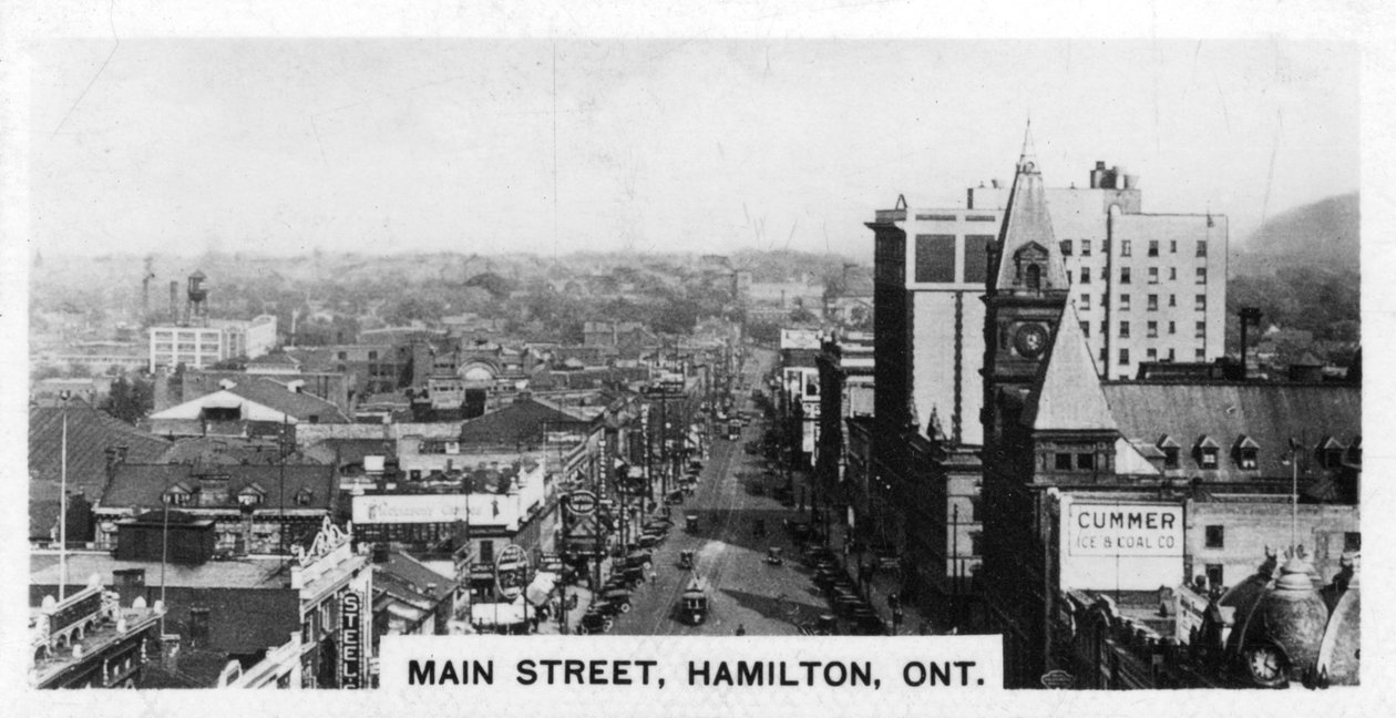 Main Street, Hamilton, Ontario, Canada, ca 1920-tallet av Unbekannt