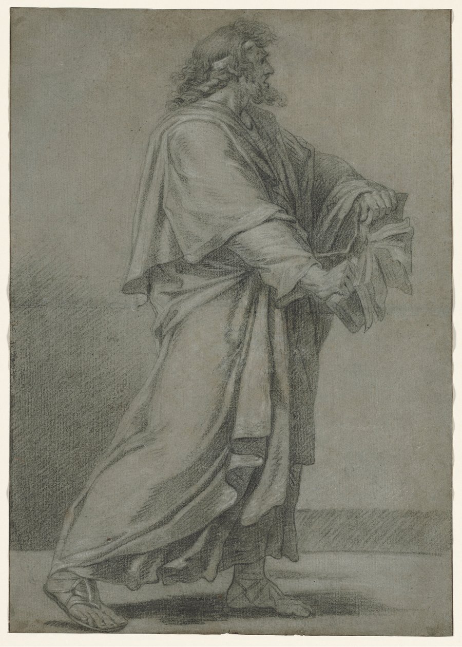 Man ødelegger bok, 1700-tallet. av Unbekannt