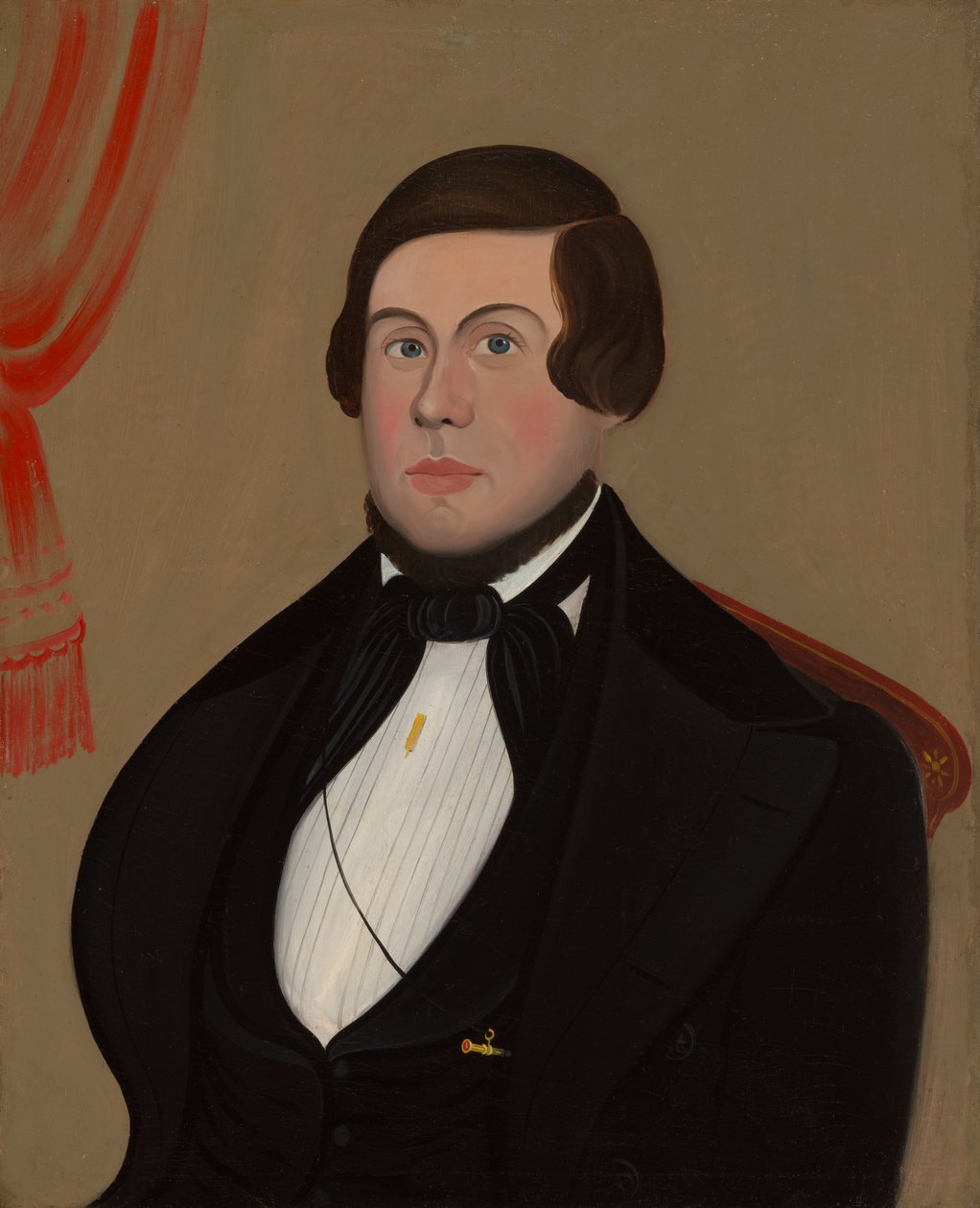 Mann med gullblyant, ca. 1850. av Unbekannt