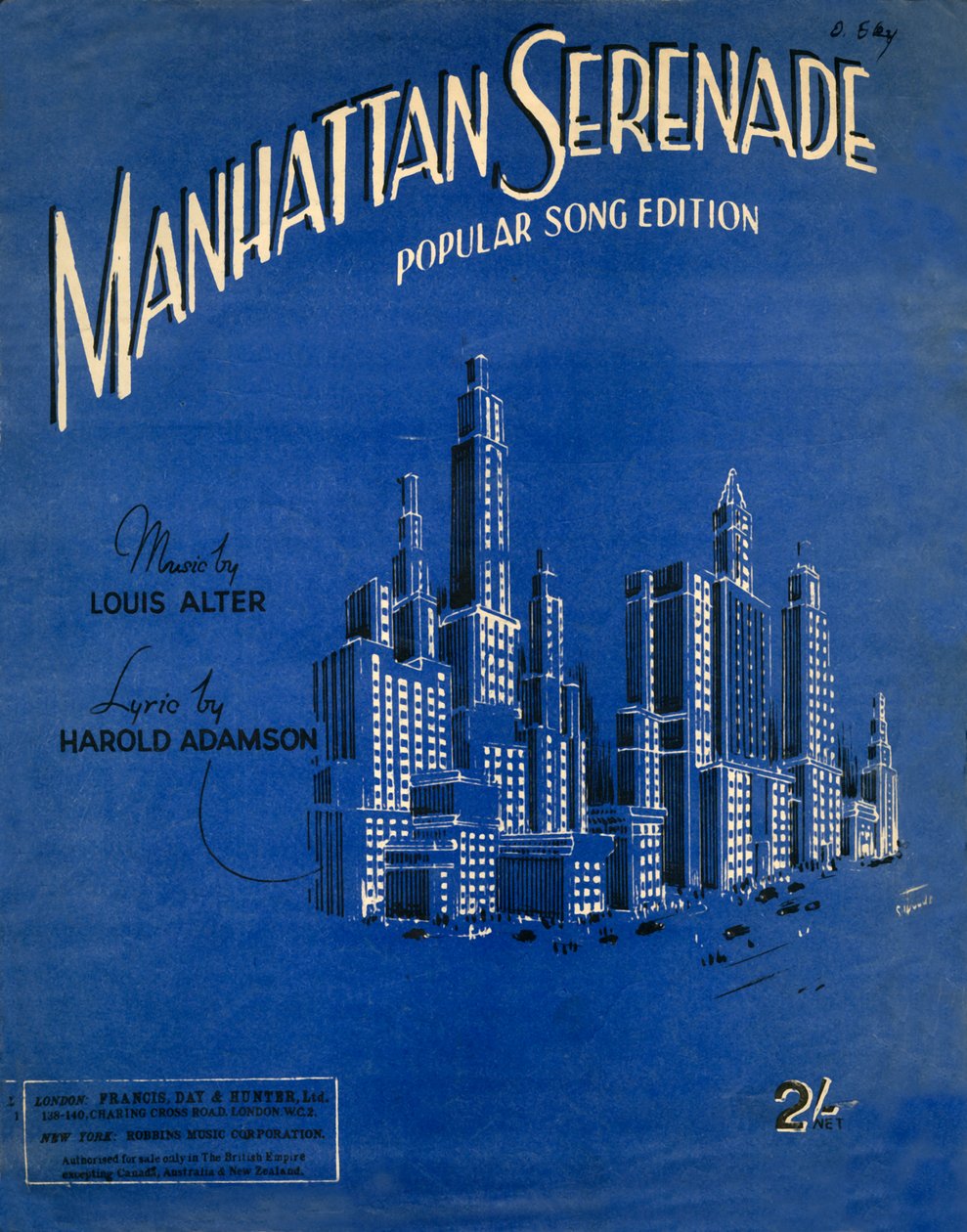 Manhattan Serenade, c1942. av Unbekannt