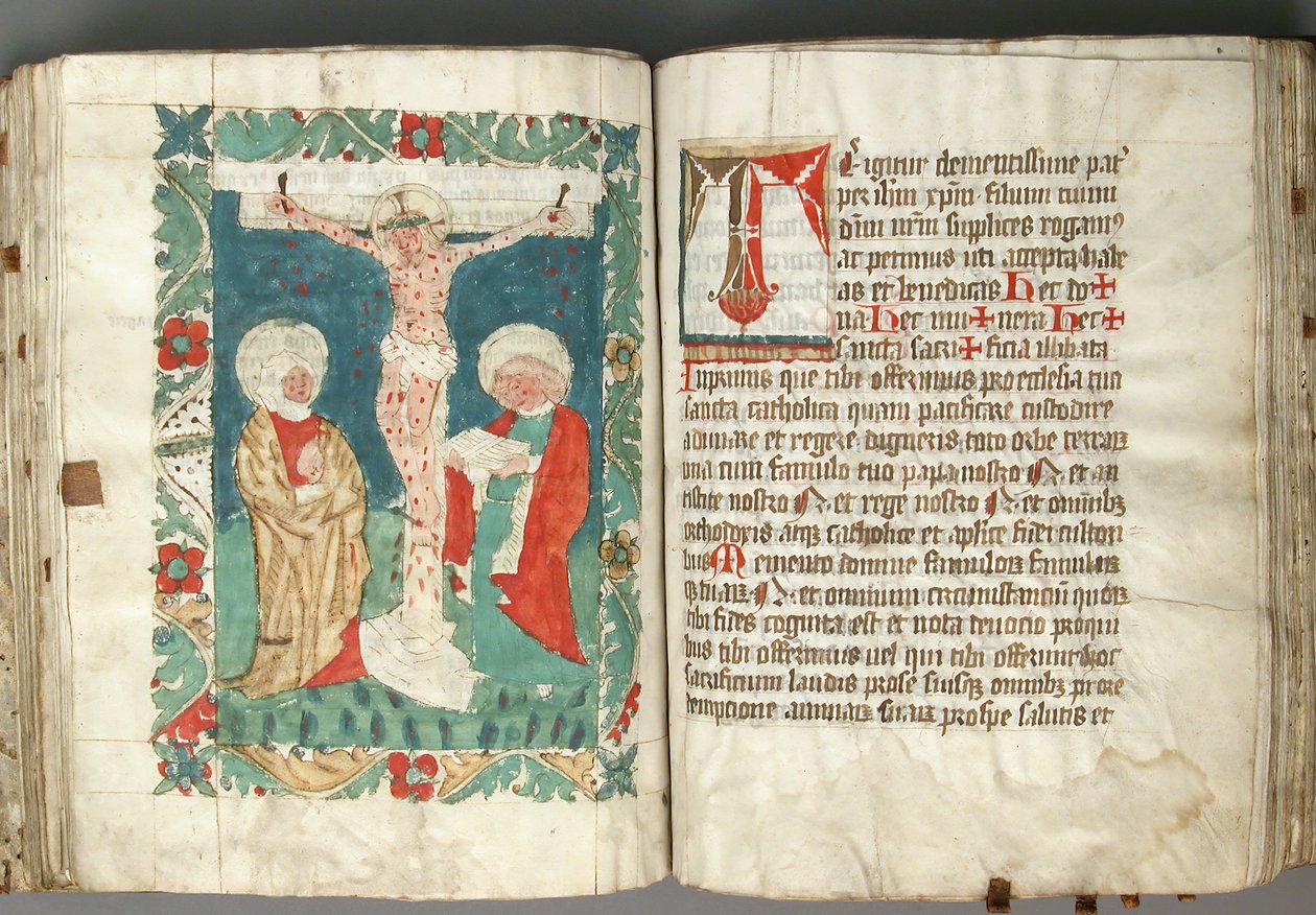 Manuskript, tysk, 1400-tallet. av Unbekannt