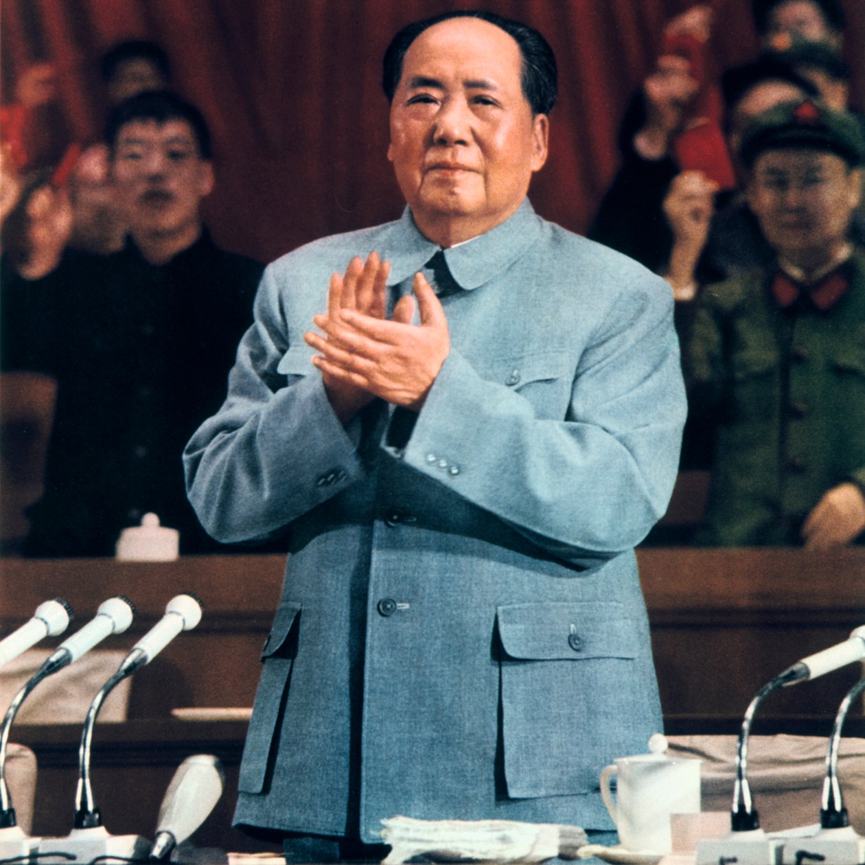 Mao Zedong, kinesisk kommunistleder, 1960 av Unbekannt