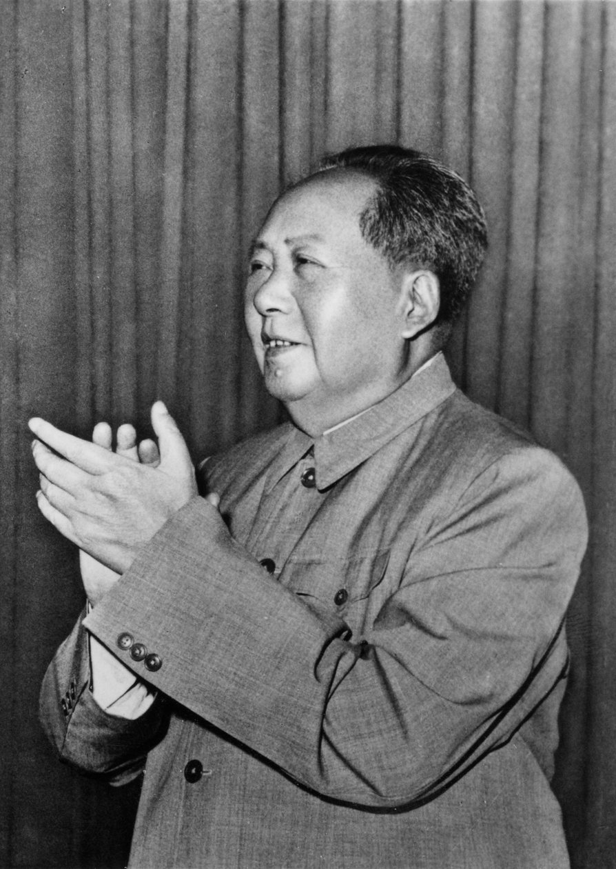 Mao Zedong, kinesisk kommunistisk revolusjonær og leder, ca 1960-tallet av Unbekannt