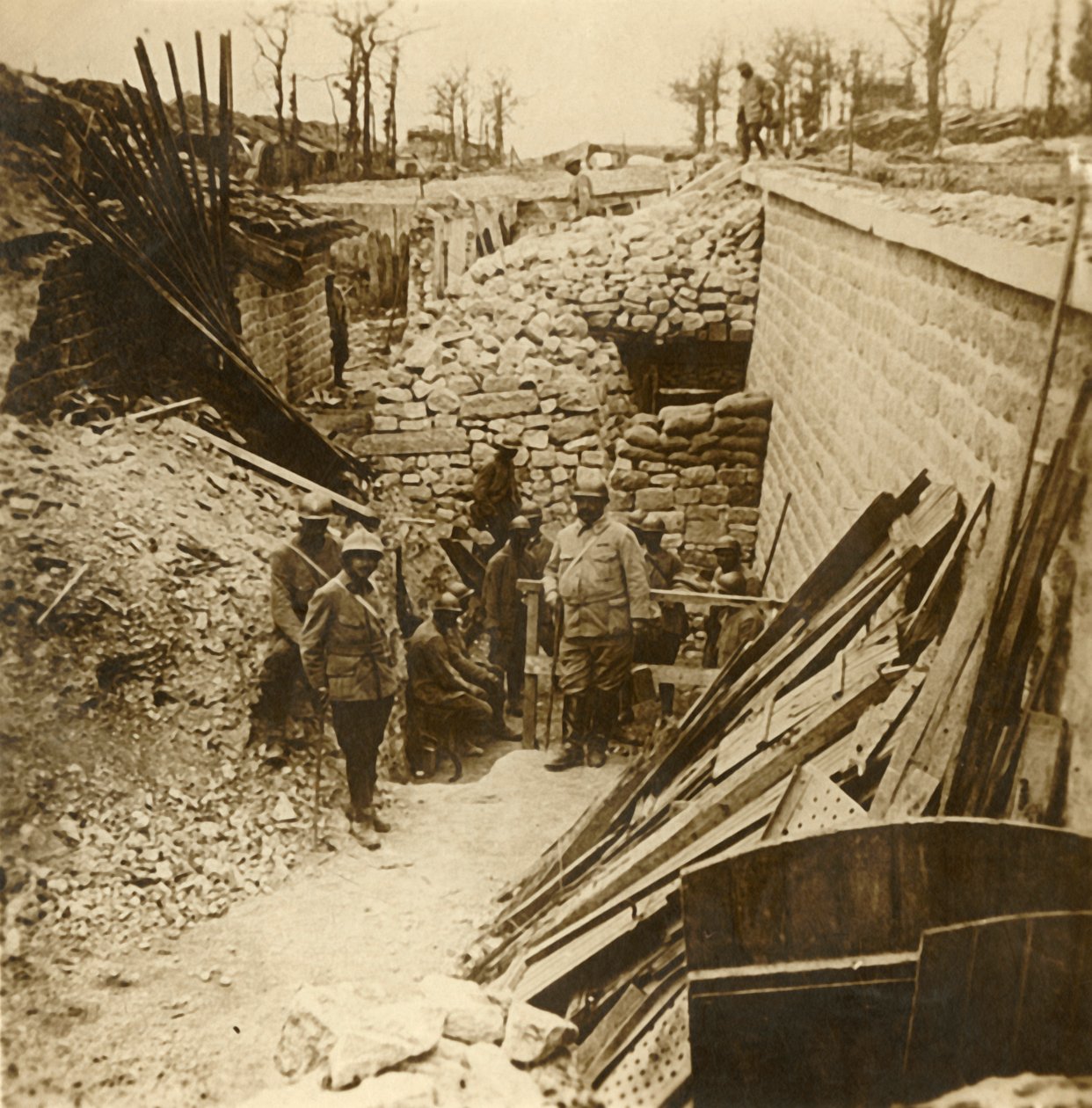 Marceau Barracks, Verdun, Nord-Frankrike, 1916 av Unbekannt