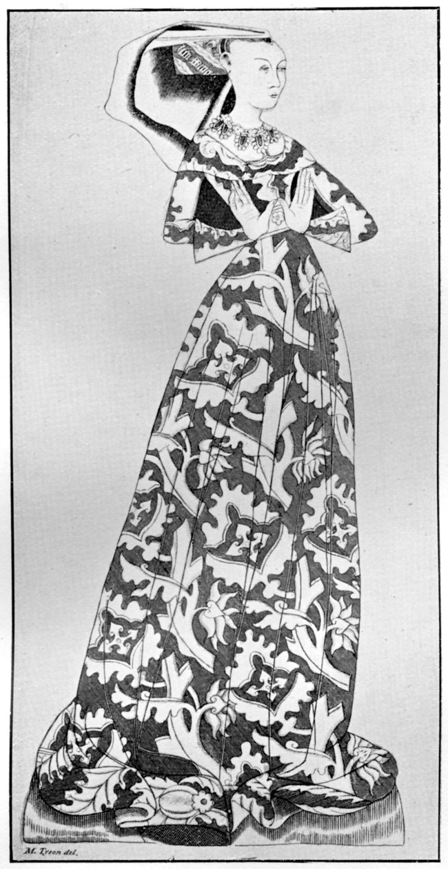 Margaret, Lady Peyton, c1484, 1910 av Unbekannt