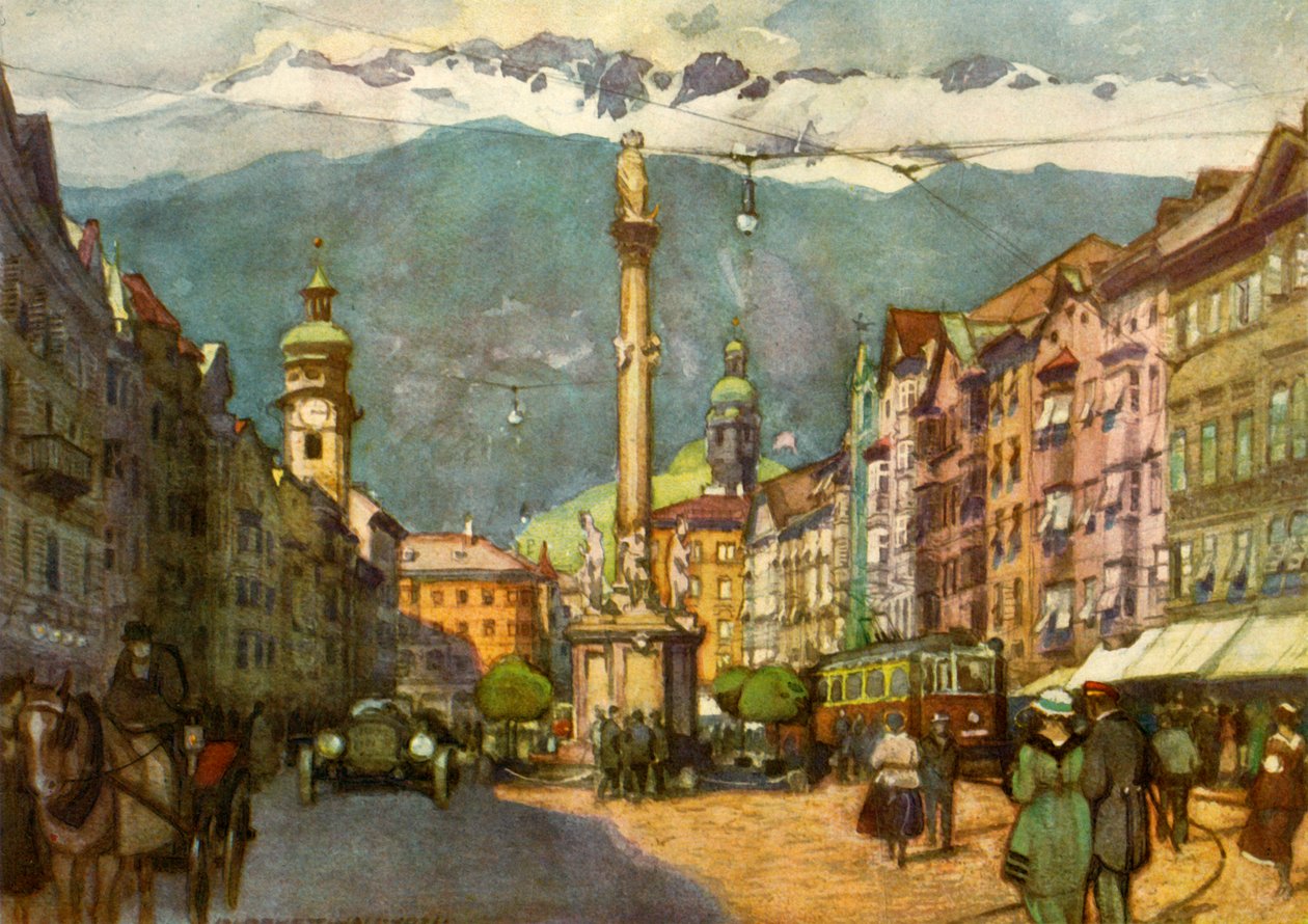 Maria Theresienstrasse, c1929. av Unbekannt