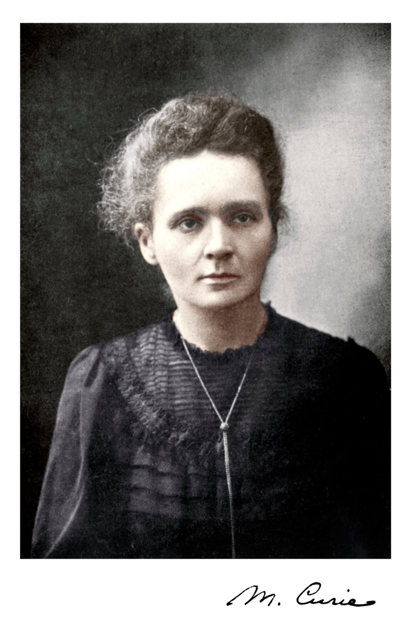 Marie Curie , polskfødt fransk fysiker, 1917 av Unbekannt