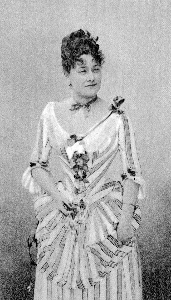 Marie Grisier Montbazon , fransk mezzosopran og skuespillerinne, 1877 av Unbekannt
