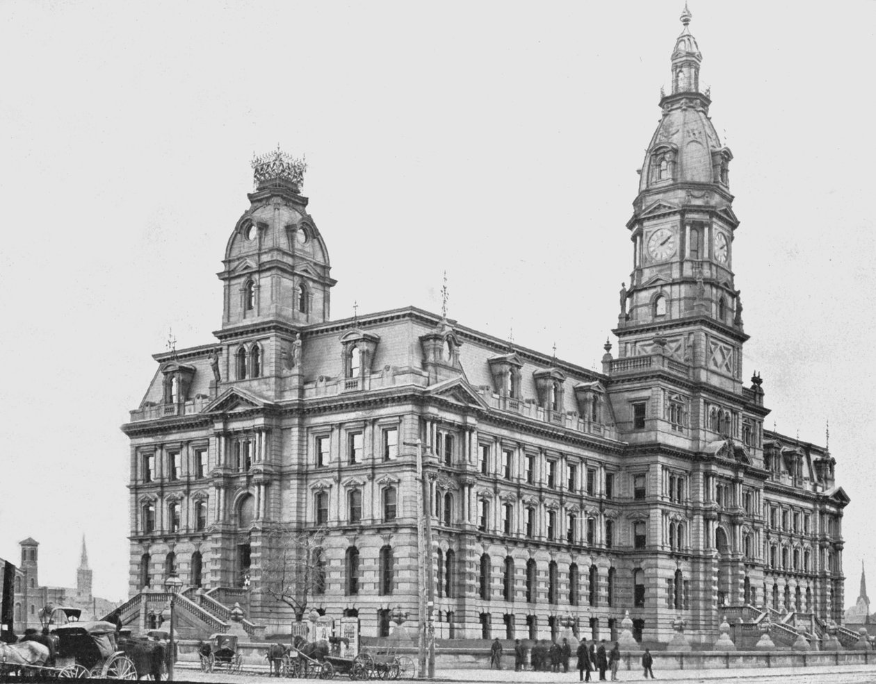 Marion County tinghus, Indianapolis, USA, c1900. av Unbekannt