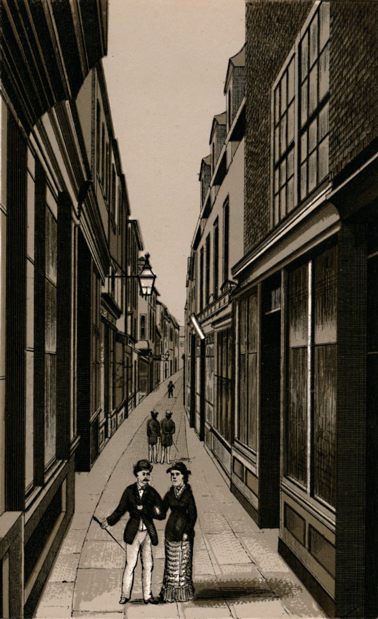 Market Row, c1880. av Unbekannt