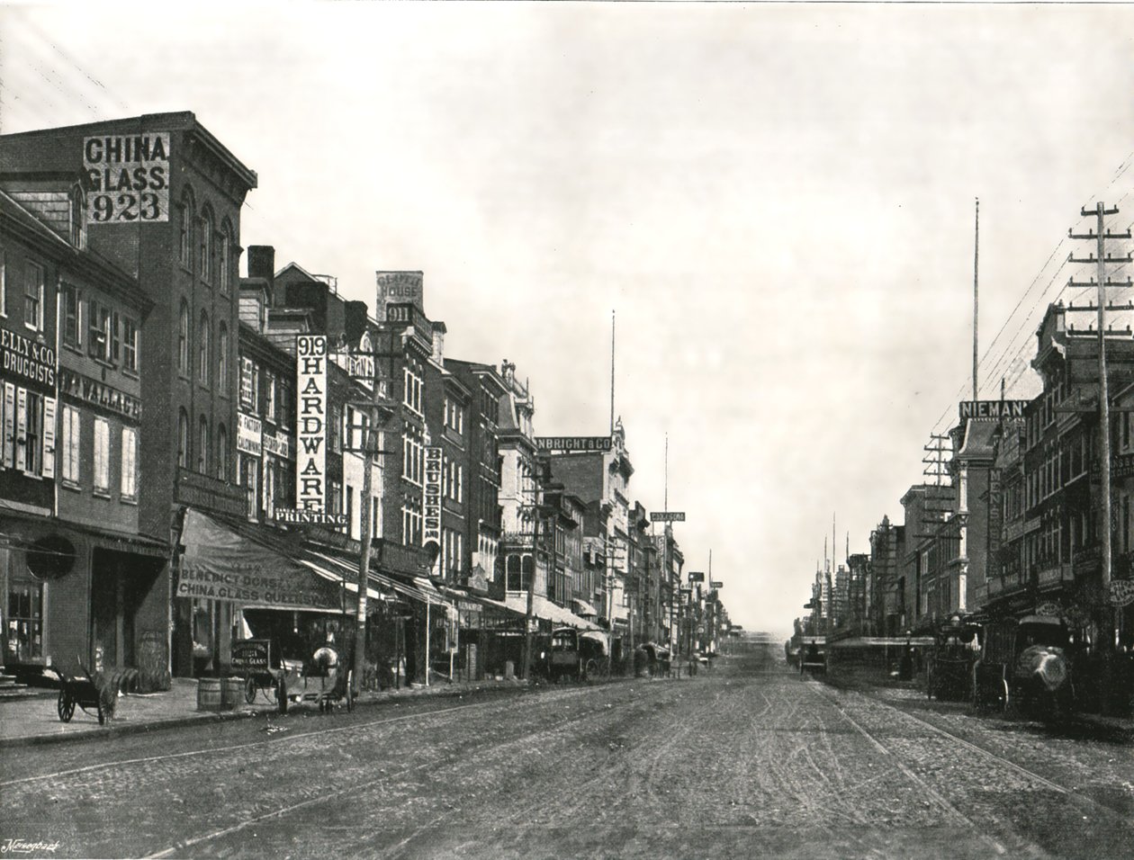 Market Street, Philadelphia, USA, 1895. av Unbekannt