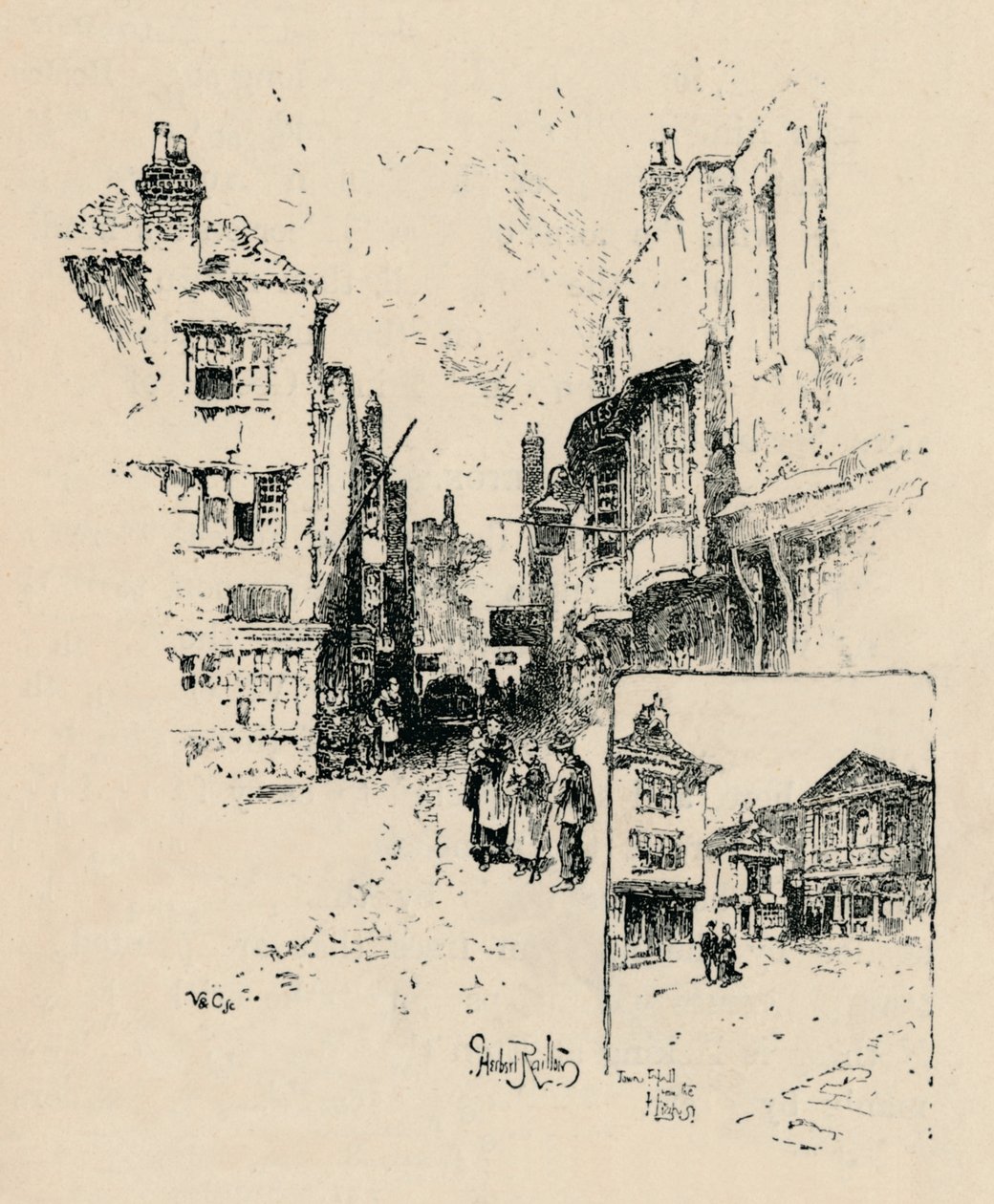 Market Street, Windsor, 1895 av Unbekannt