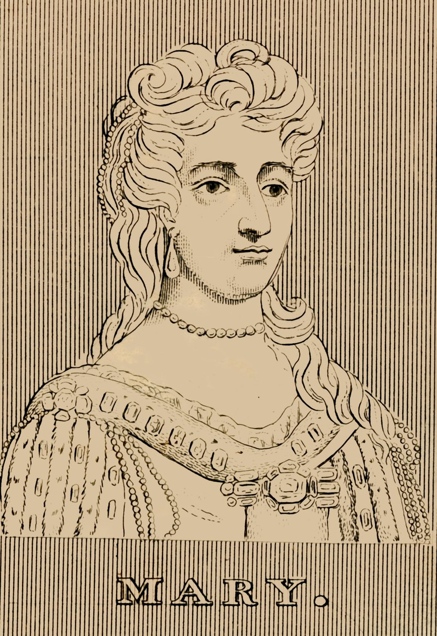 Mary, 1662-1694, 1830. av Unbekannt