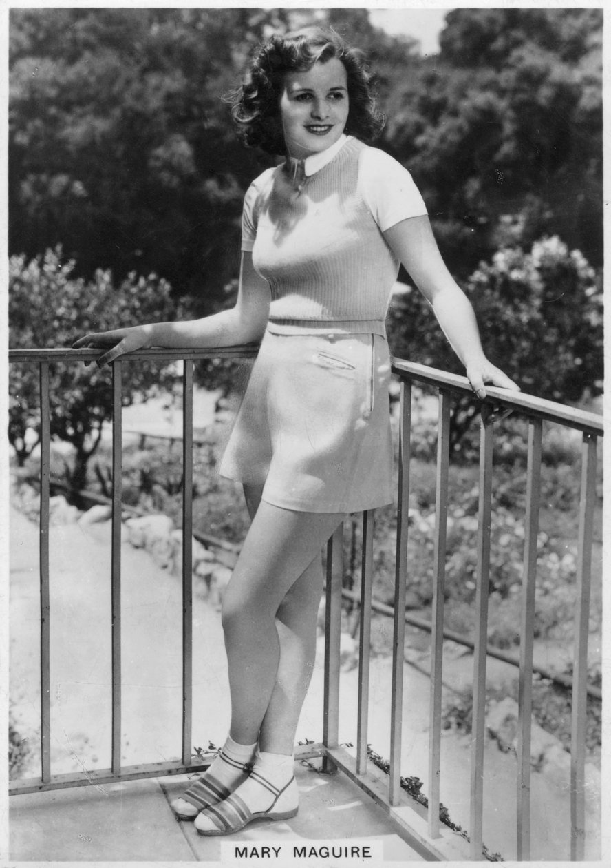 Mary Maguire , australsk skuespillerinne, c1936-c1939 av Unbekannt