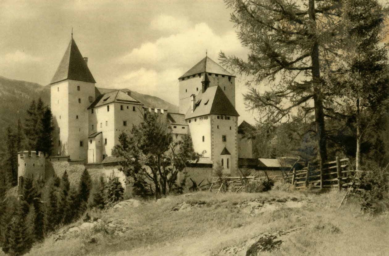 Mauterndorf slott, Østerrike, c1935. av Unbekannt
