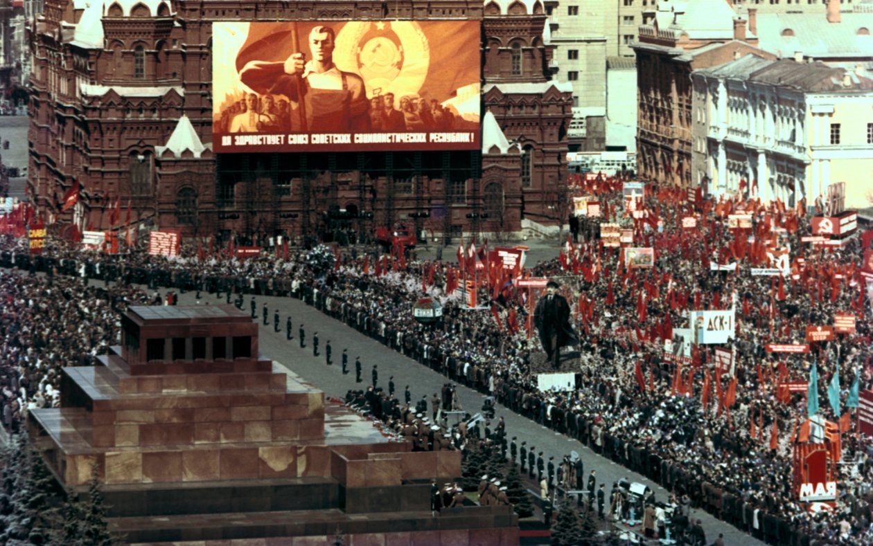 1. mai-parade, Røde plass, Moskva, 1972 av Unbekannt