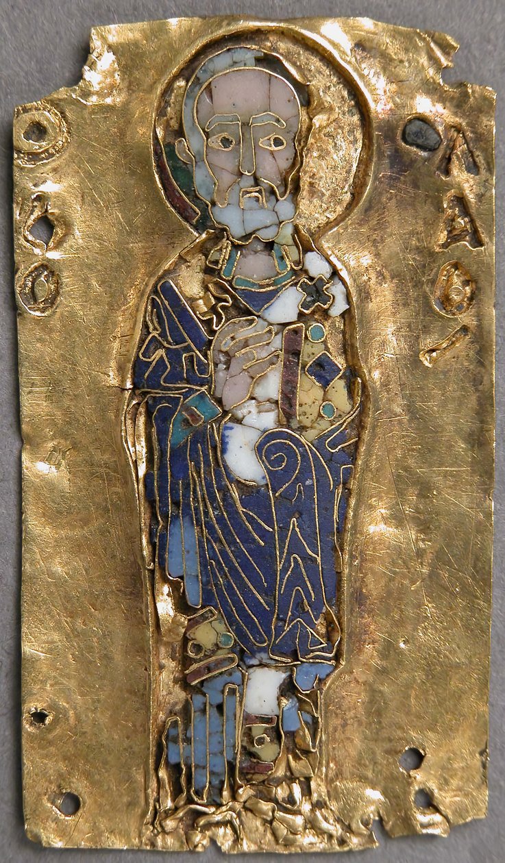 Medaljong av St. Nicholas, bysantinsk, 1000-tallet. av Unbekannt