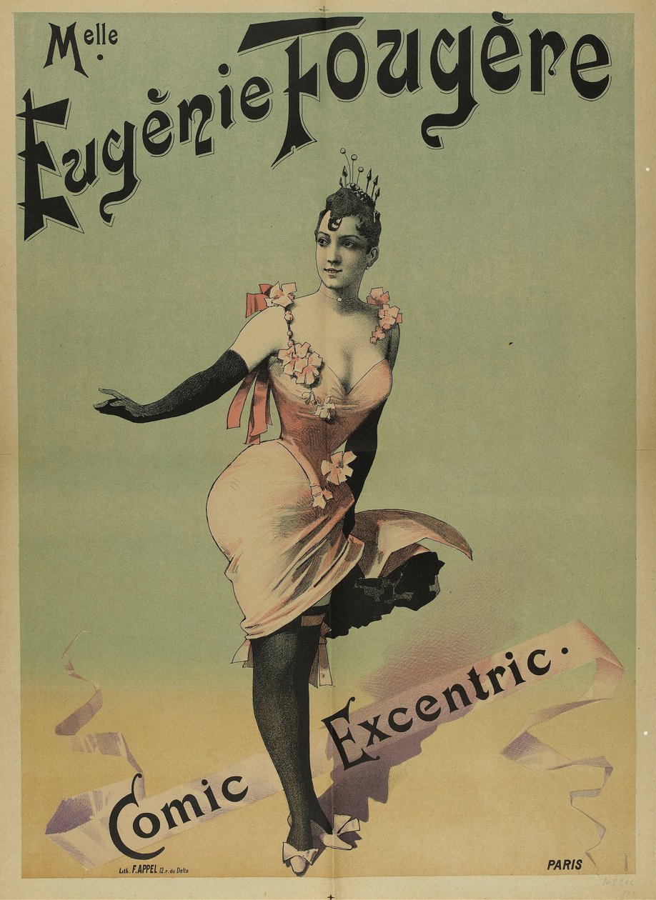 Melle Eugenie Fern, ca. 1890. av Unbekannt