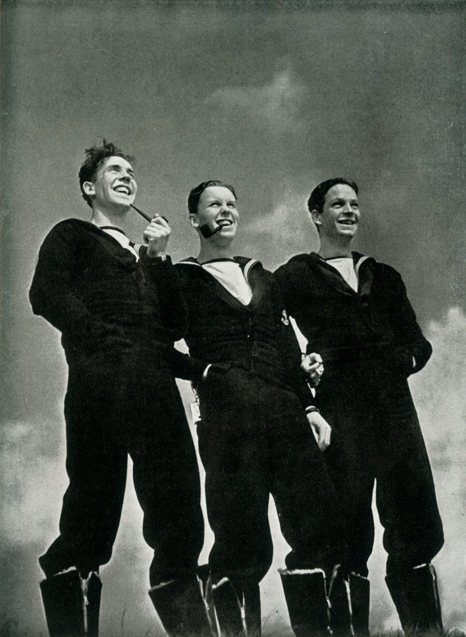 Menn fra Royal Navy, c1943. av Unbekannt