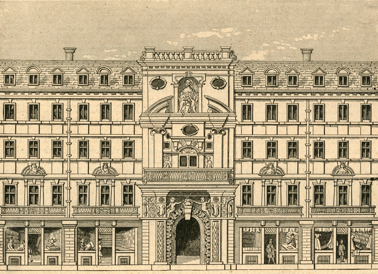 Mercers Chapel, som gjenoppbygd etter brannen, 1897. av Unbekannt