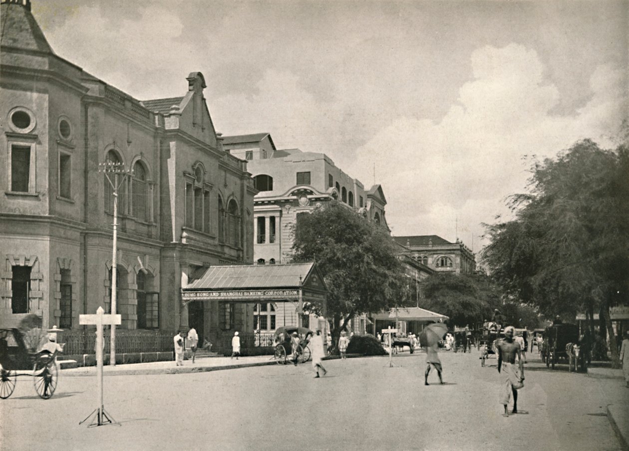 Merchant Street, Rangoon, 1900. av Unbekannt