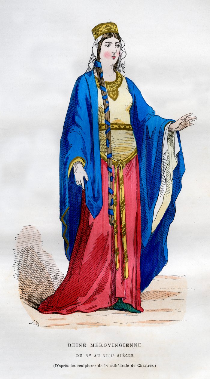 Merovingerdronning, 5.-8. århundre 1882-1884 av Unbekannt